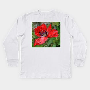 Speckled Poppy Kids Long Sleeve T-Shirt